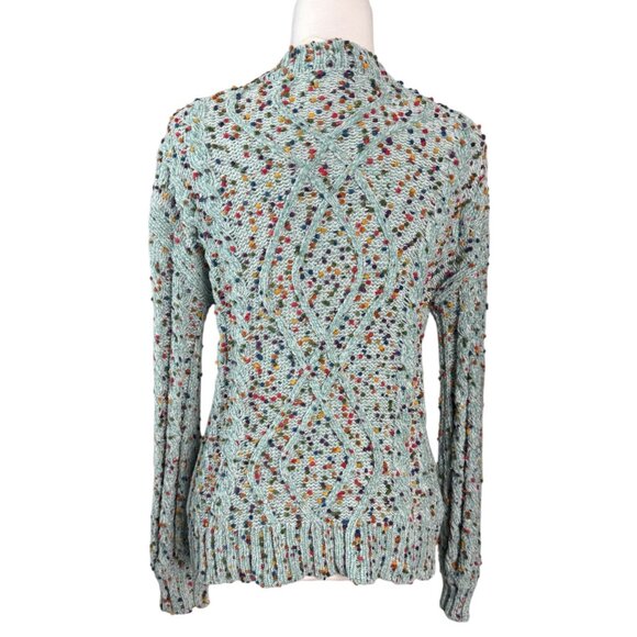 Altar'd State NWT $70 Mint Multi Speckled Knit Sweater Pullover Womens SM Boho - Picture 10 of 10